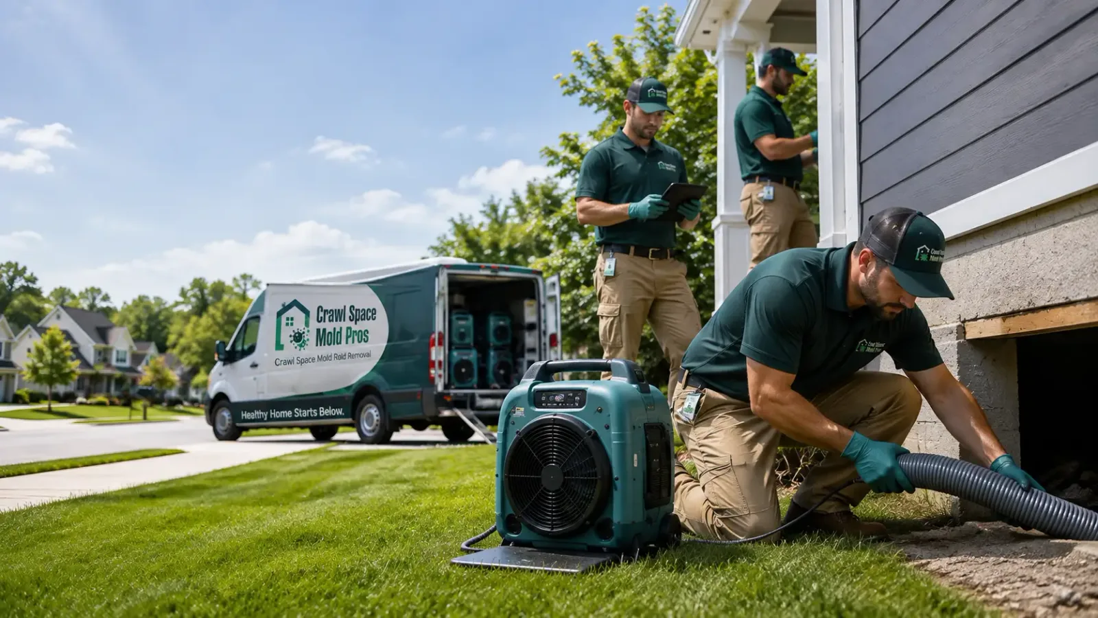 Crawl Space Mold Removal in Port Washington, WI